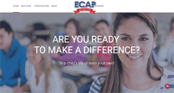 Desktop Screenshot of ecapteach.com
